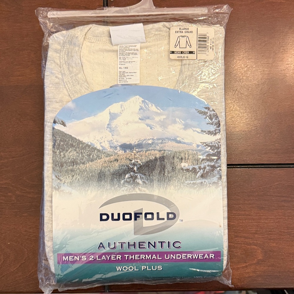 Duofold Men's Thermal Underwear . Men Crew